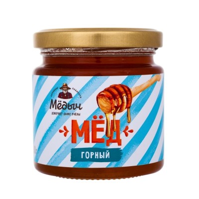 Мёд Горный, 250 грамм